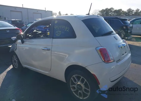 2012 Fiat 500 Pop z USA, uszkodzony, nr VIN 3C3CFFARXCT105278